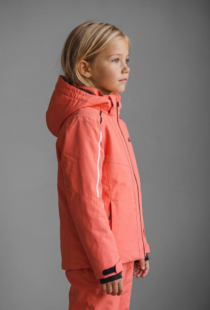 Skijacke Kinder Söll RASCH Coral – Seitenansicht - 3
