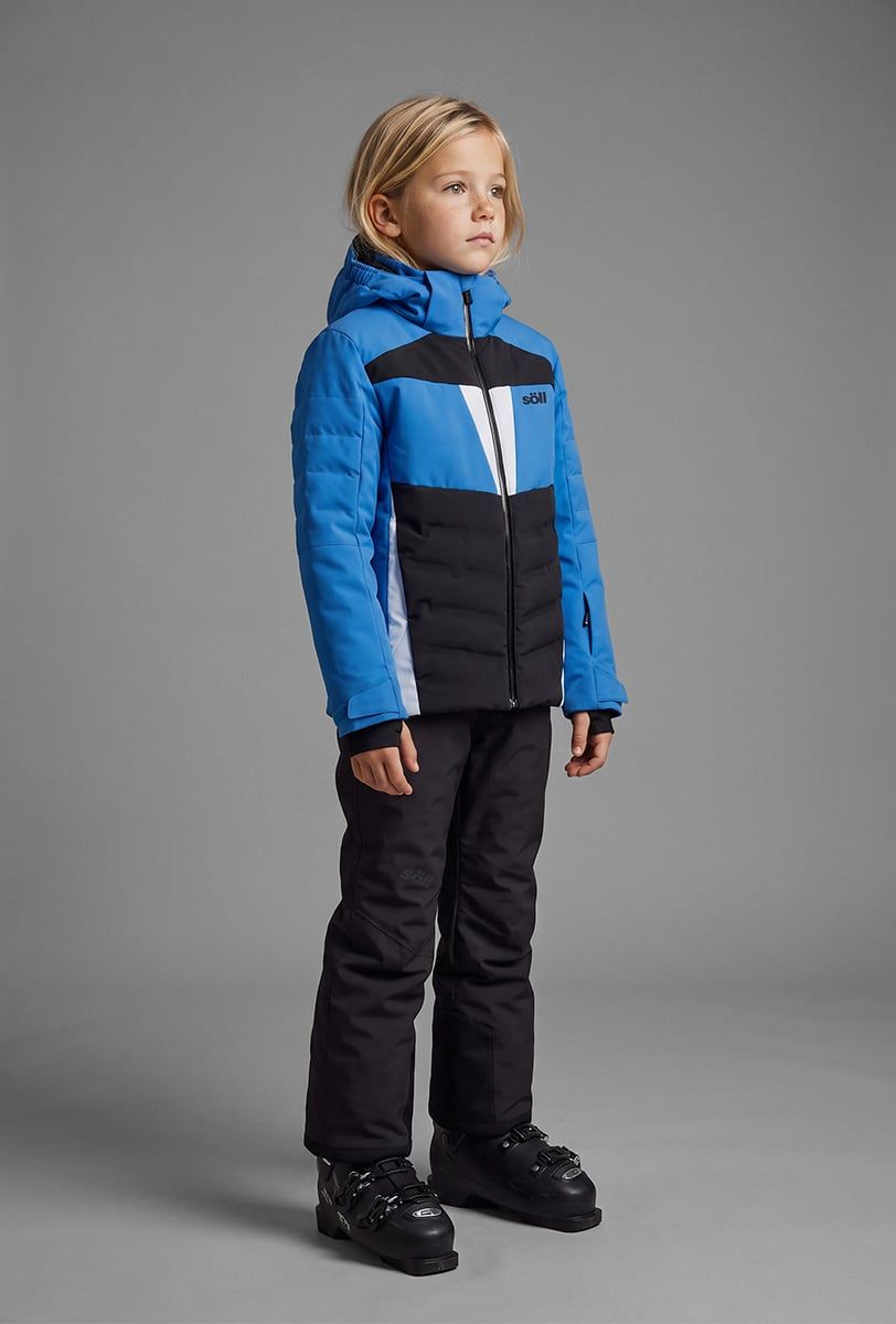 Skijacke Kinder Söll SYCLONE Blue – Vorderansicht - 2