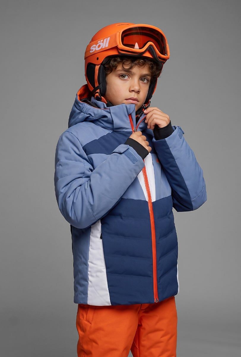 Skijacke Kinder Söll SYCLONE Moonlight Blue - 1