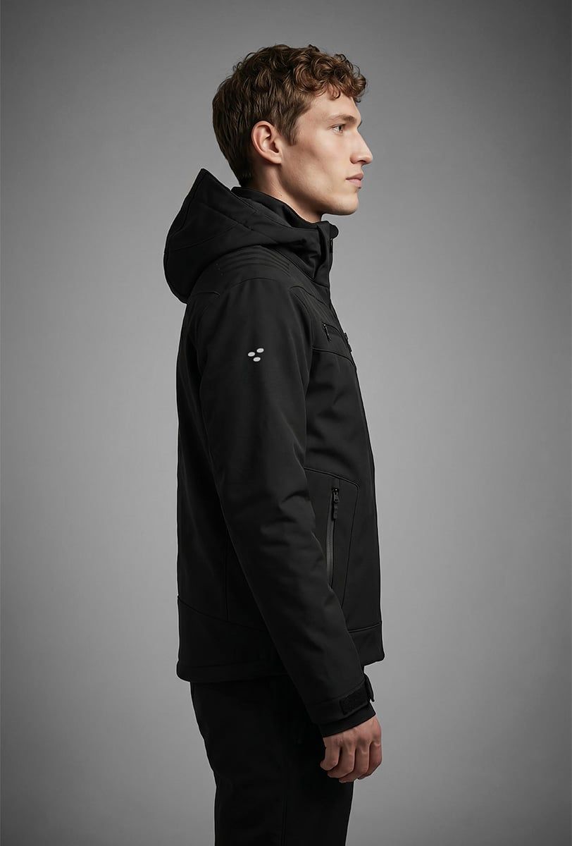Herren Skijacke Söll RADIUM Caviar Black - 1
