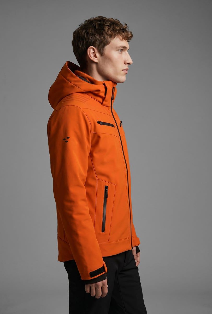 Herren Skijacke Söll RADIUM Gold Flame – Seitenansicht - 4