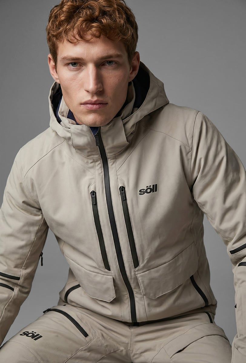 Herren Skijacke Söll RAPTOR Sand - 1