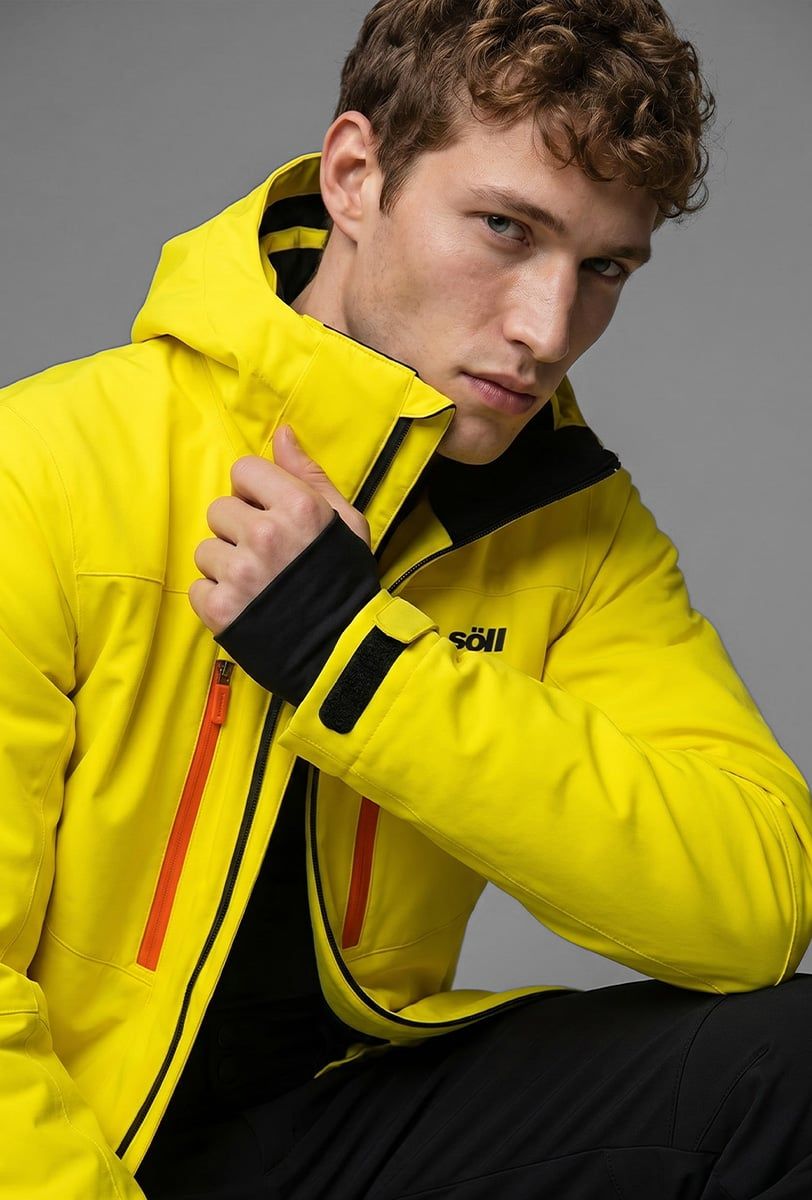 Herren Skijacke Söll STORM Yellow - 1