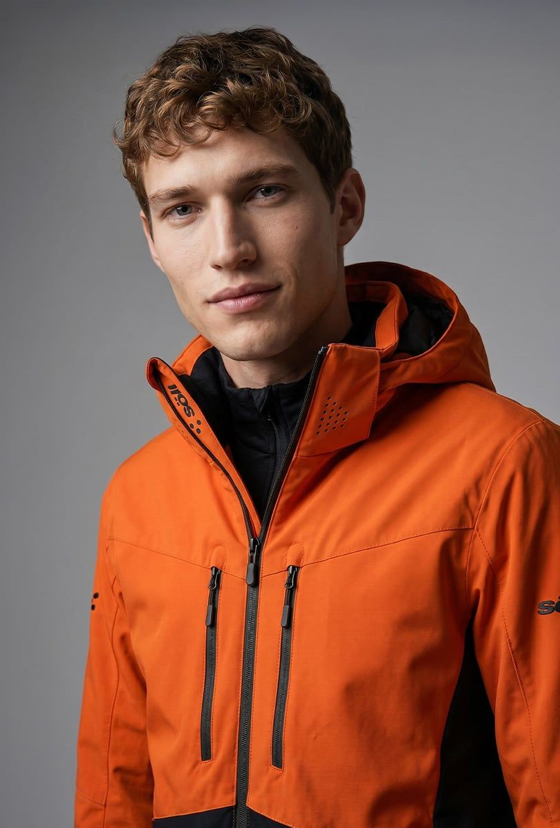 Herren Skijacke Söll SUMMIT Gold Flame – Nahaufnahme - 2