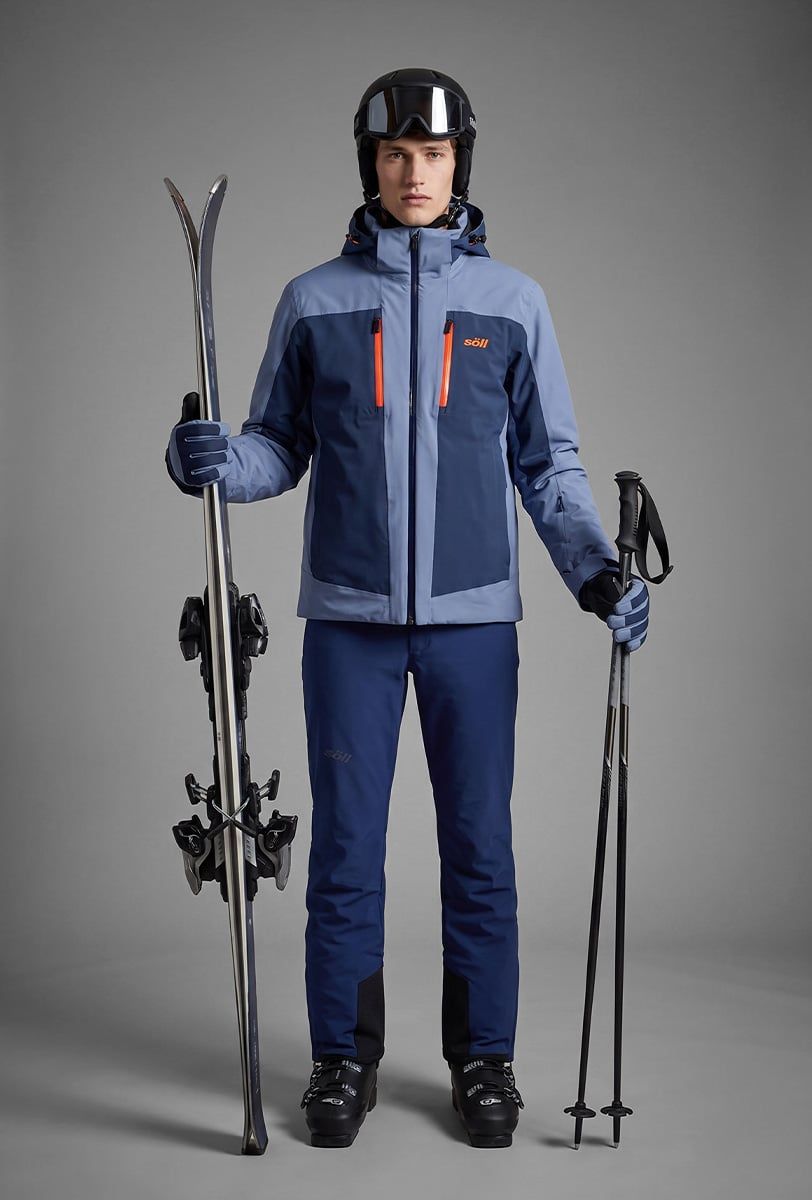 Herren Skijacke Söll SYCLONE Navy - 1