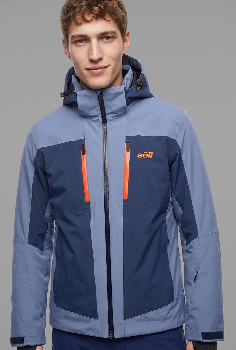 Herren Skijacke Söll SYCLONE Navy – Detailansicht - 3