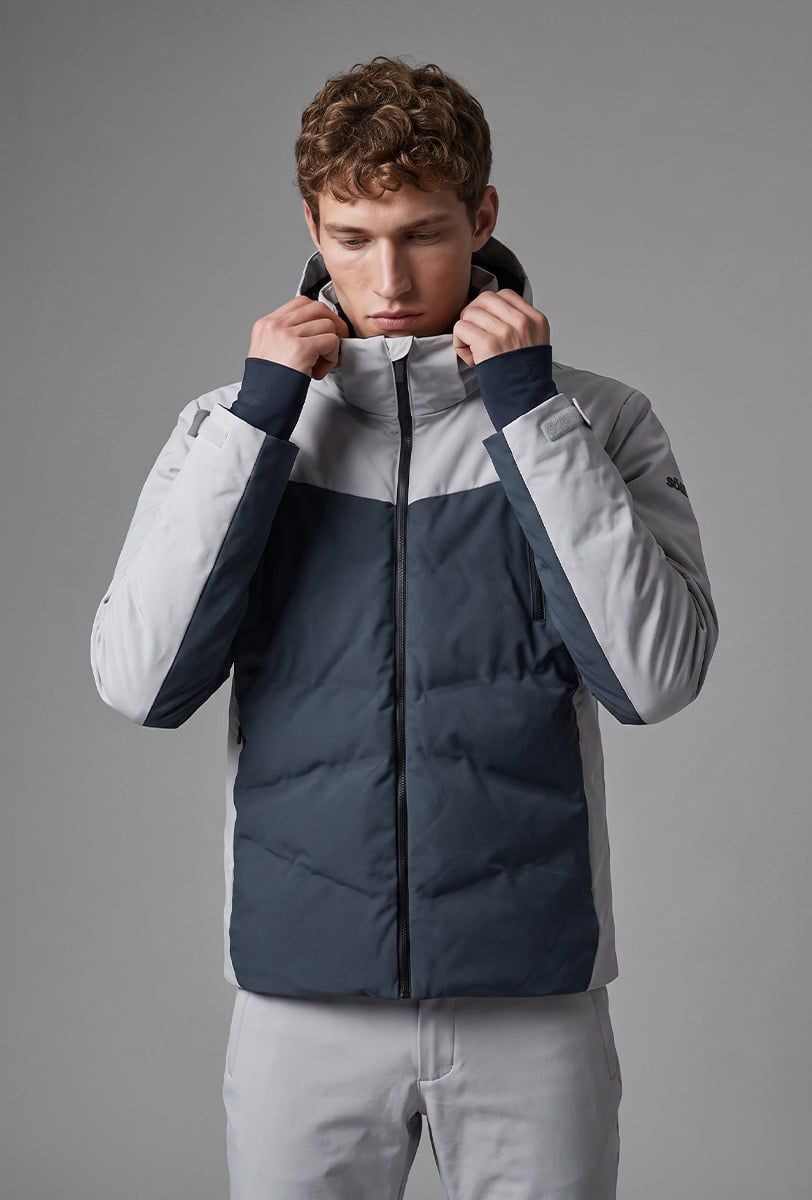 Herren Skijacke Söll TYPHOON II Light Grey - 1