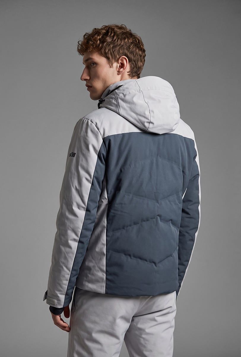 Herren Skijacke Söll TYPHOON II Light Grey – Detailansicht 1 - 3