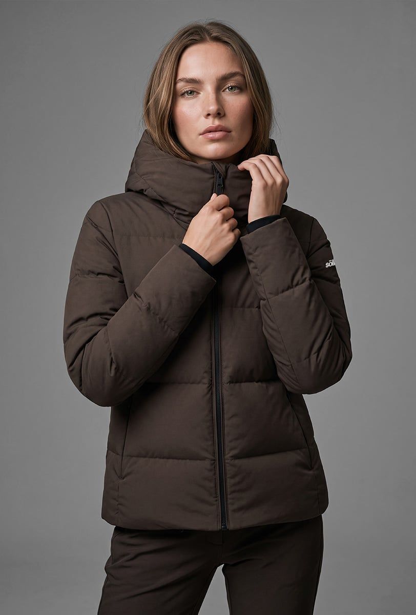 Damen Skijacke Söll AURA Chocolate - 1