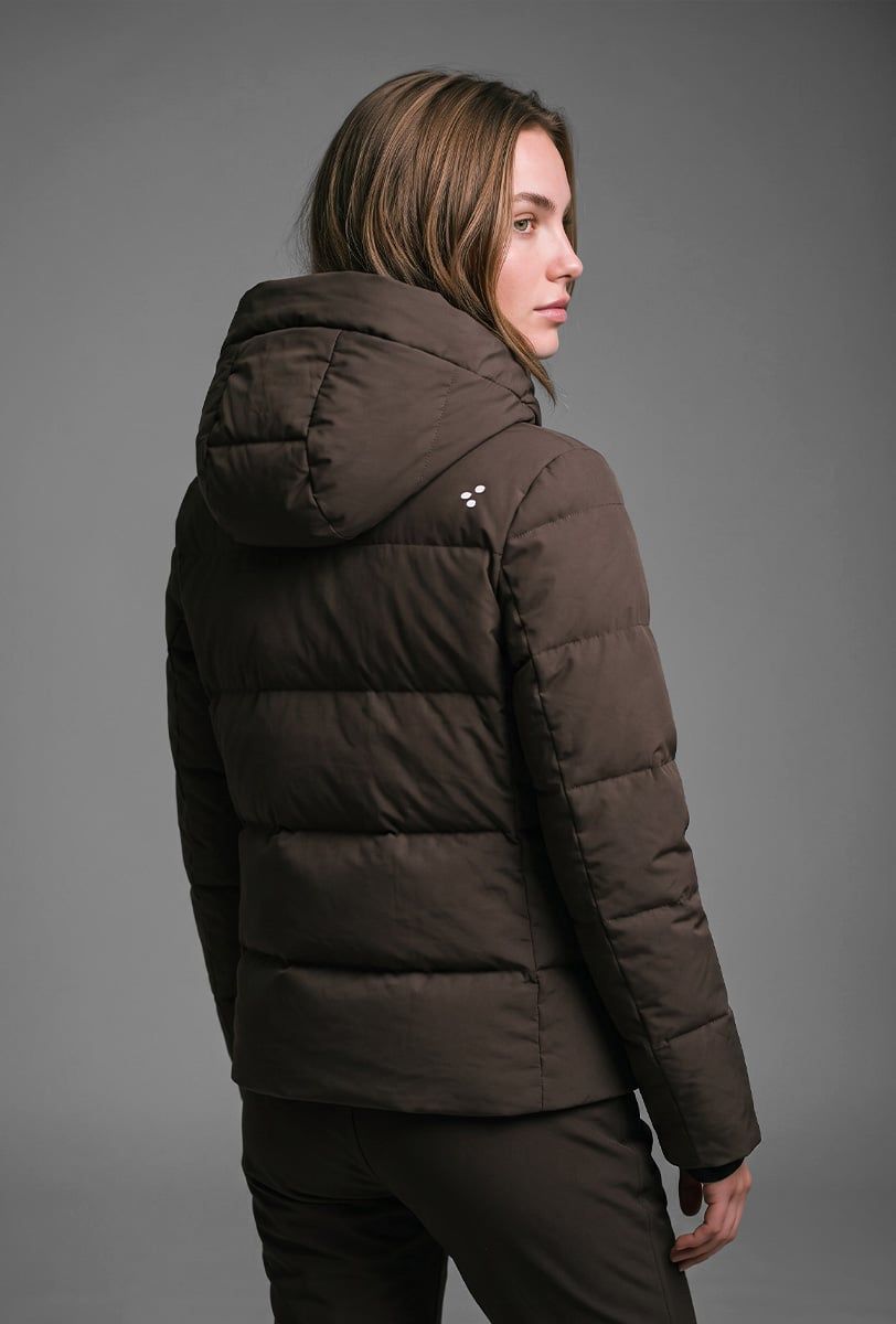 Damen Skijacke Söll AURA Chocolate – Rückansicht - 5