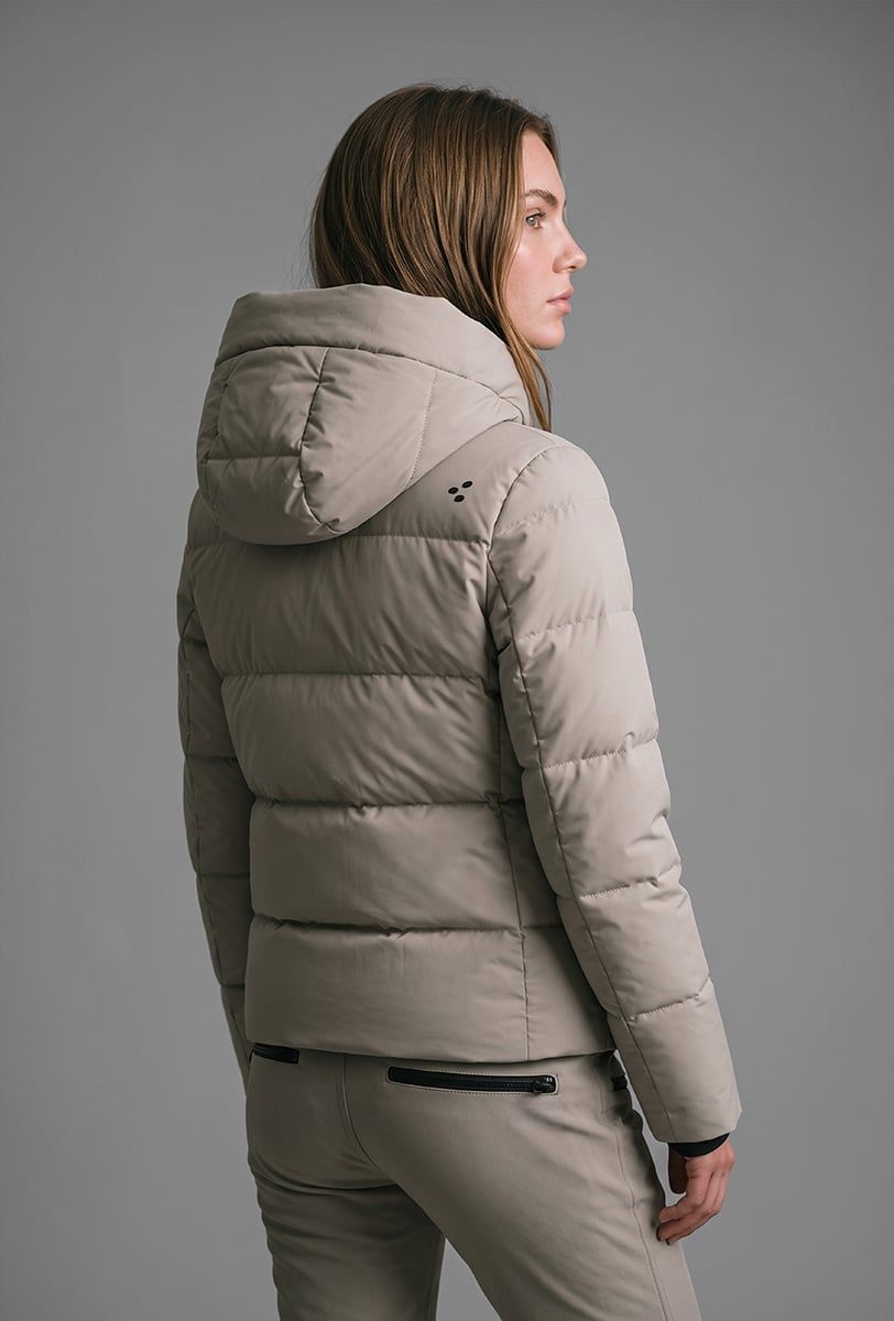 Damen Skijacke Söll AURA Sand – Rückansicht - 8