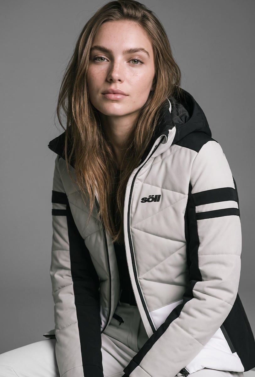 Damen-Skijacke Söll ELECTRA Pearl – Nahaufnahme - 3