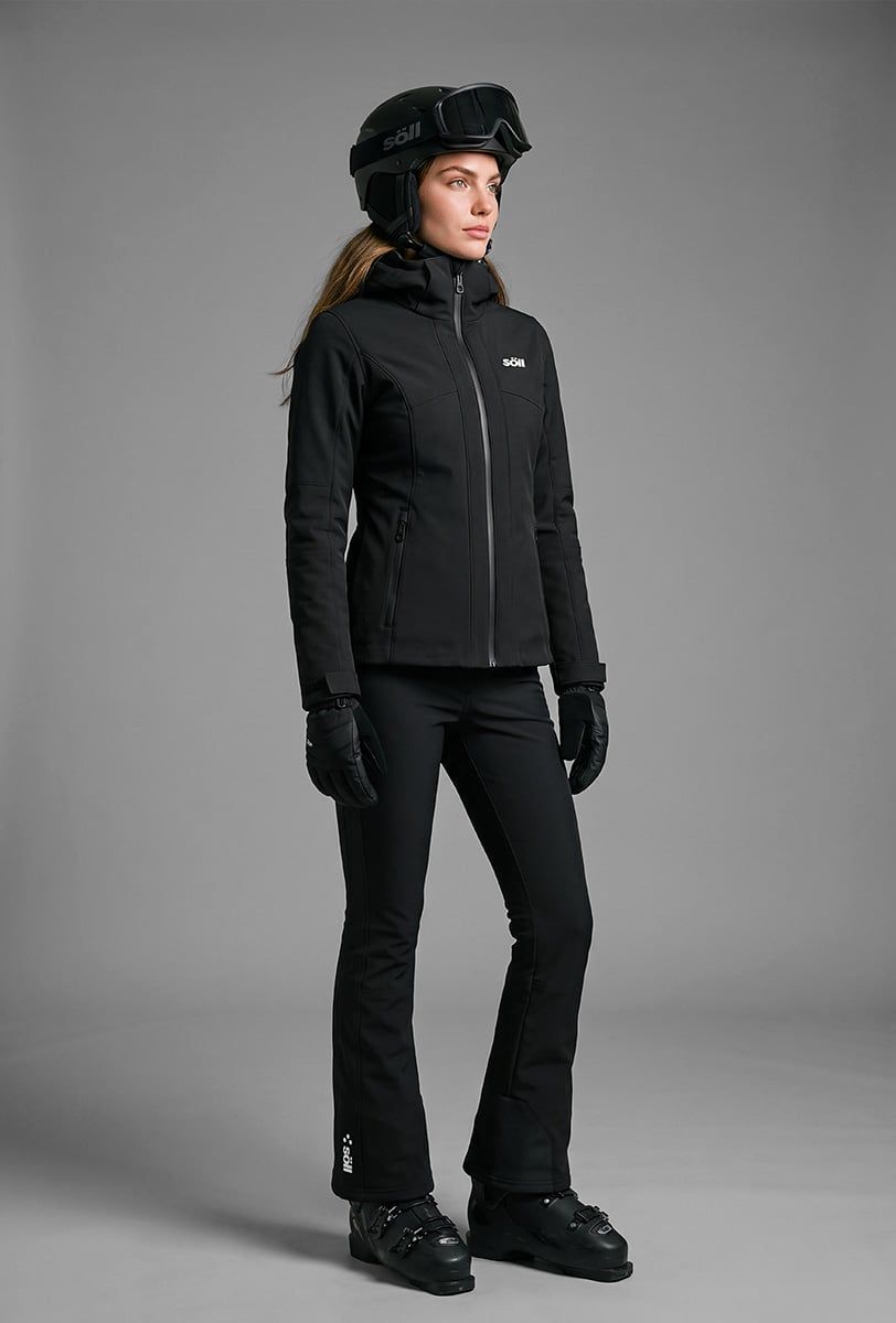 Skijacke für Damen Söll LOLA Caviar Black – Vorderansicht - 3