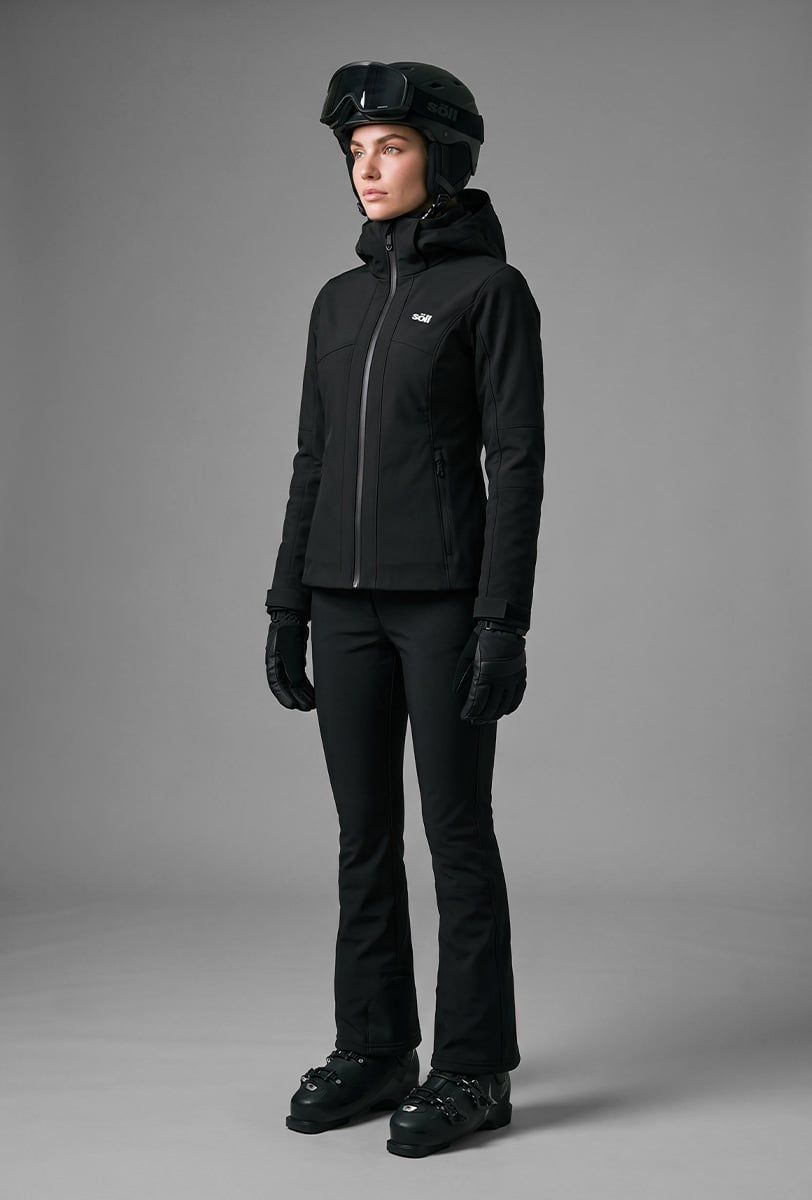 Skijacke für Damen Söll LOLA Caviar Black – Vorderansicht - 5