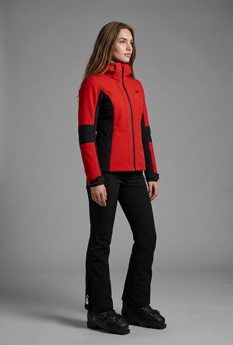 Skijacke für Damen Söll LOLA Red – Vorderansicht - 5