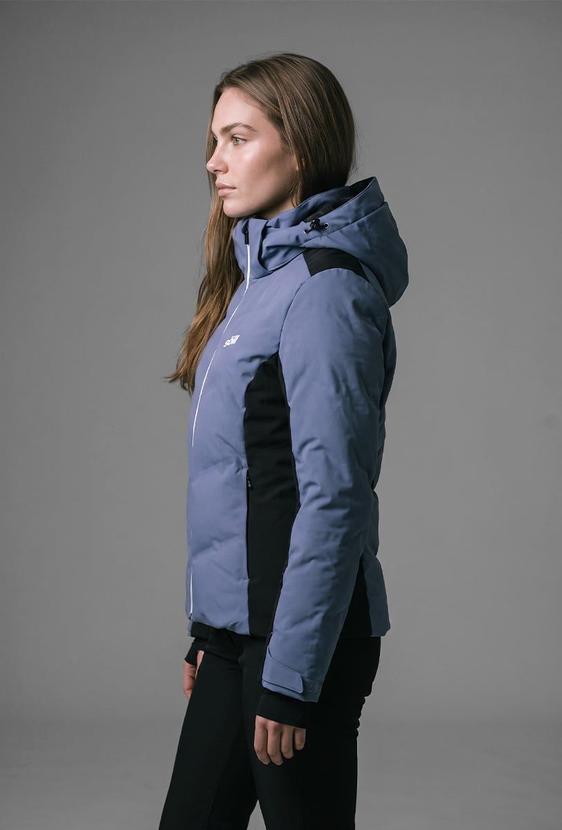 Damen-Skijacke Söll MOTION Moonlight Blue – Seitenansicht - 2