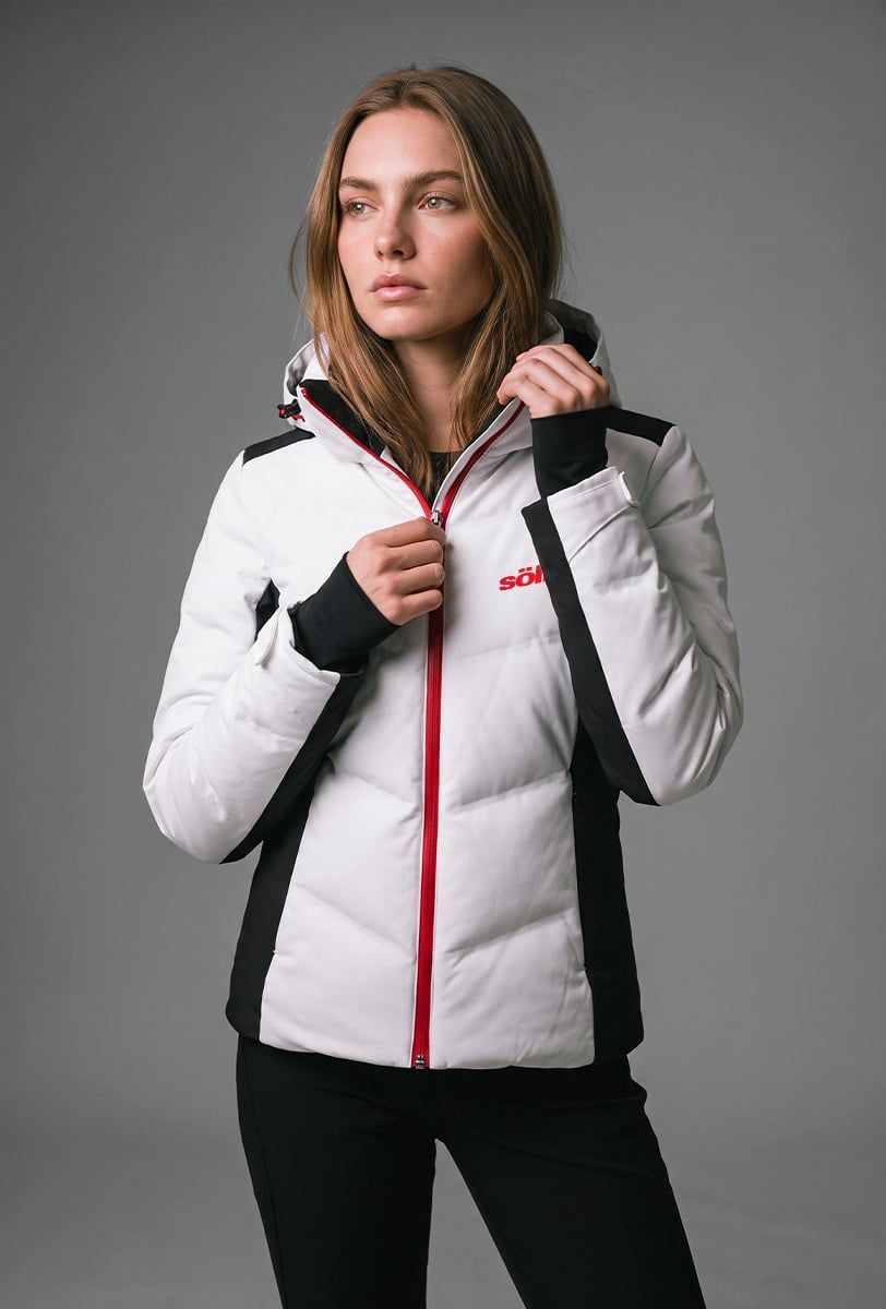Damen-Skijacke Söll MOTION White - 1
