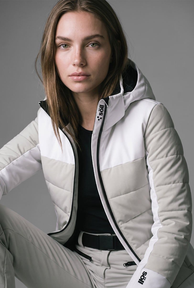 Skijacke für Damen Söll NONIS White - 1
