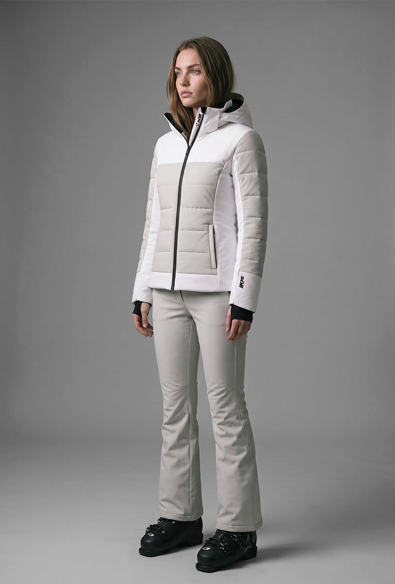 Skijacke für Damen Söll NONIS White – Vorderansicht - 2