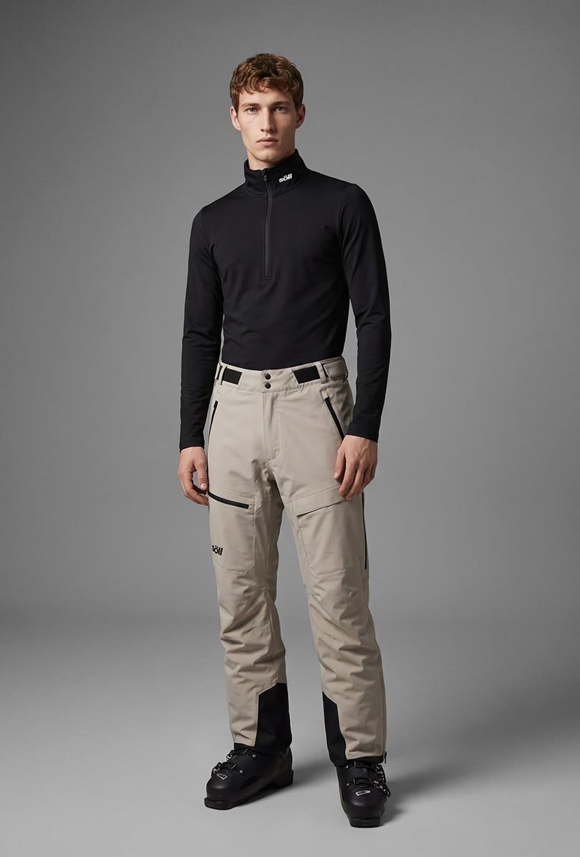 Ski-Midlayer Herren Söll ACTIVE II Black - 1