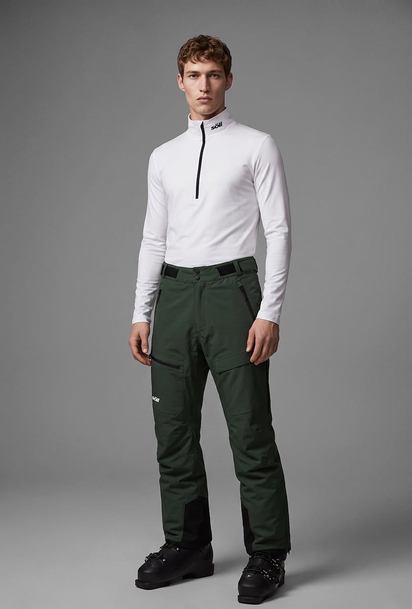 Ski-Midlayer Herren Söll ACTIVE II White - 1