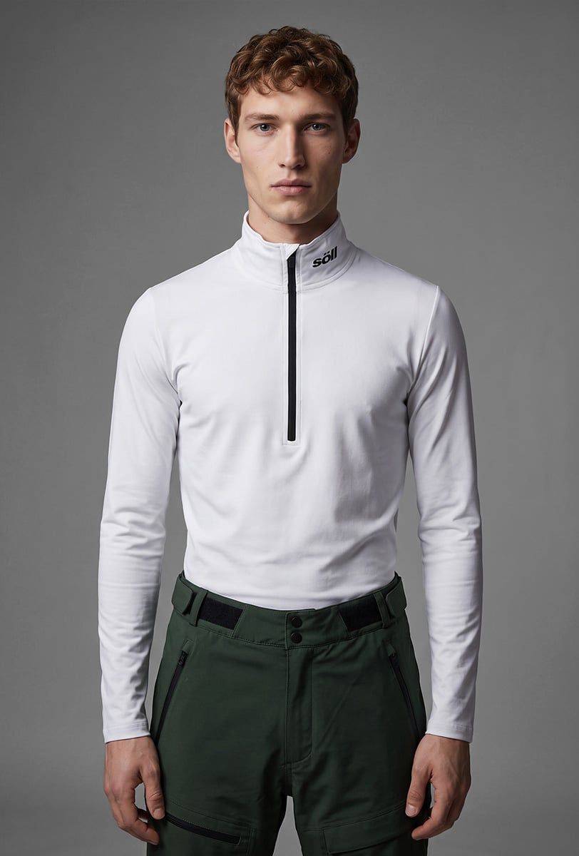 Ski-Midlayer Herren Söll ACTIVE II White – Nahaufnahme - 2