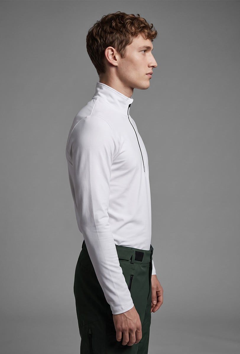 Ski-Midlayer Herren Söll ACTIVE II White – Seitenansicht - 3