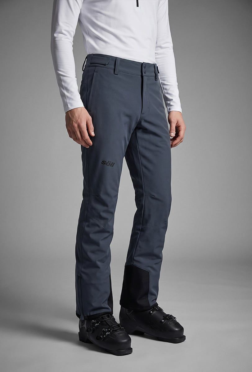 Herren Skihose Söll AGILE Dark Grey – Nahaufnahme - 2