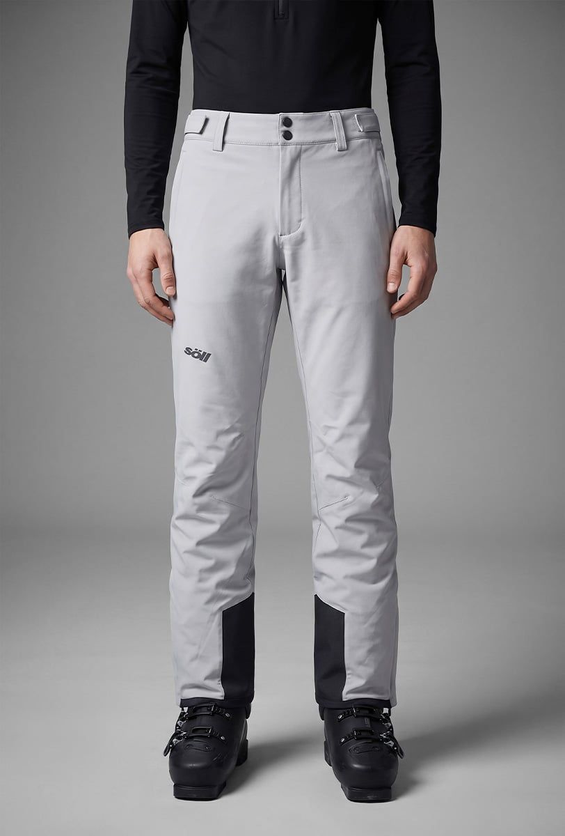 Herren Skihose Söll AGILE Light Grey – Nahaufnahme - 2
