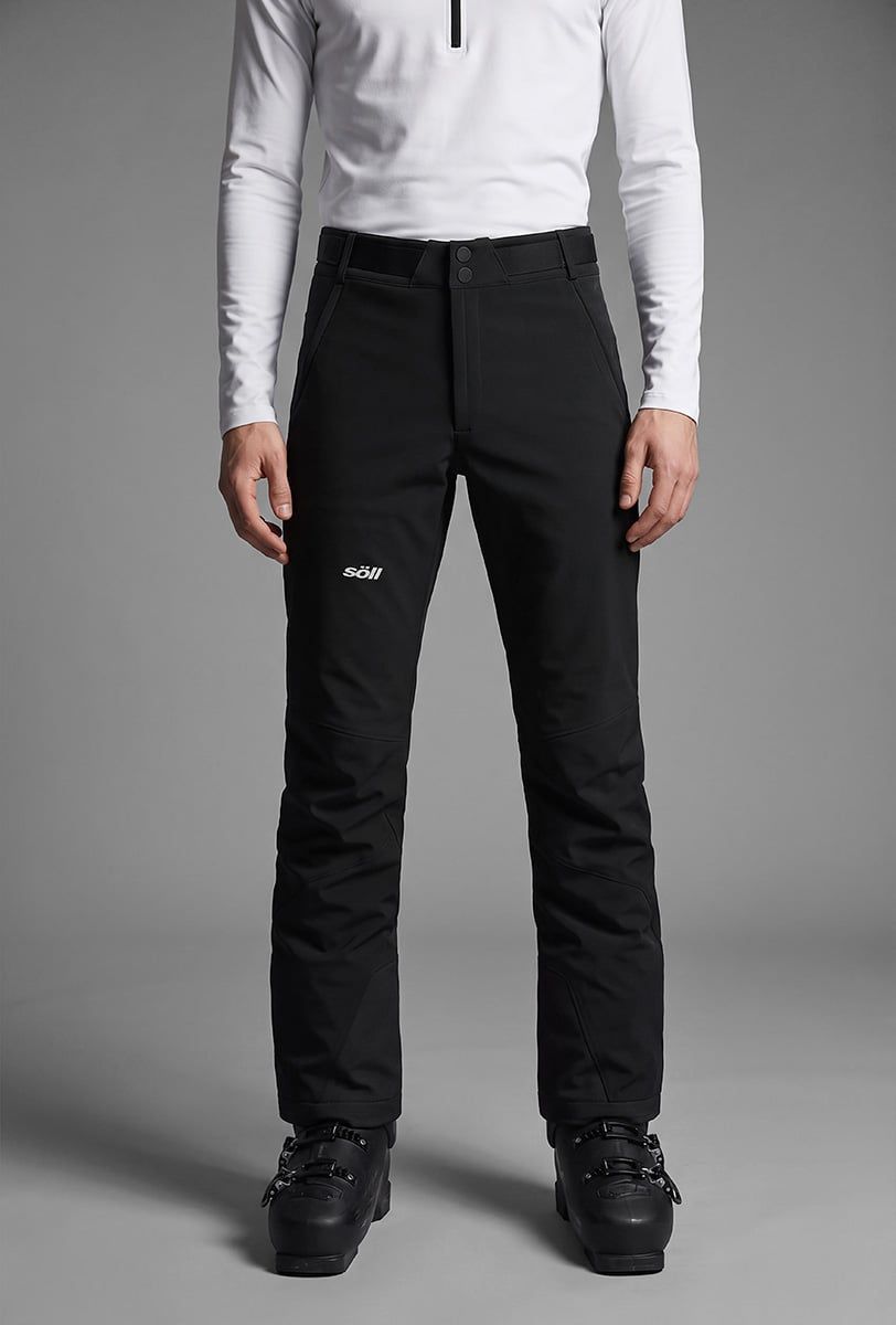 Herren Skihose Söll GLACIER Caviar Black – Detailansicht - 2