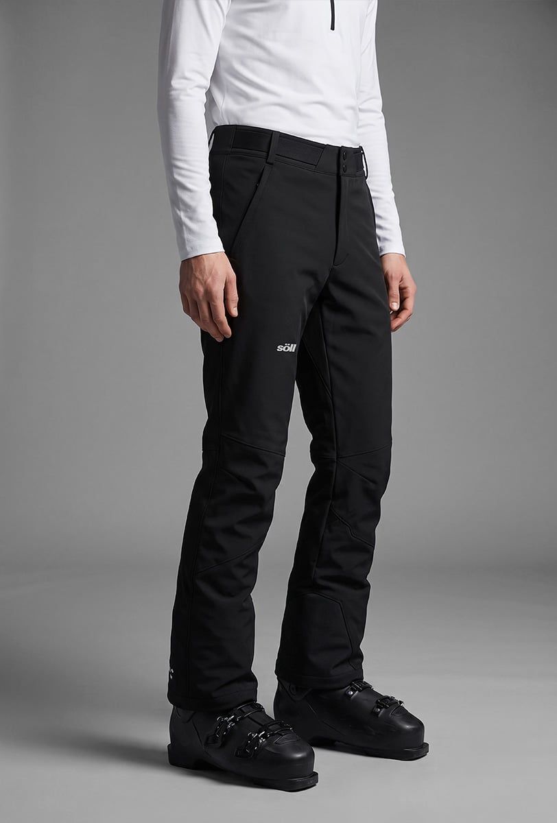 Herren Skihose Söll GLACIER Caviar Black – Detailansicht - 4