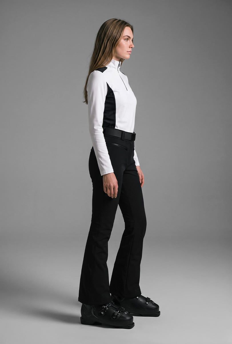 Damen-Skihose Söll STELLAR Caviar Black – Seitenansicht - 4