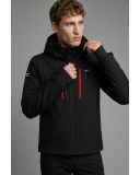 Herren STORM Jacke Caviar Black